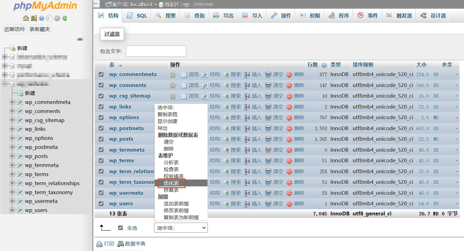 WordPress数据库详解04